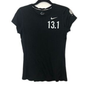 NIKE Women's Dri-Fit 13.1 San Francisco Print Tee-Shirt Size Small Black